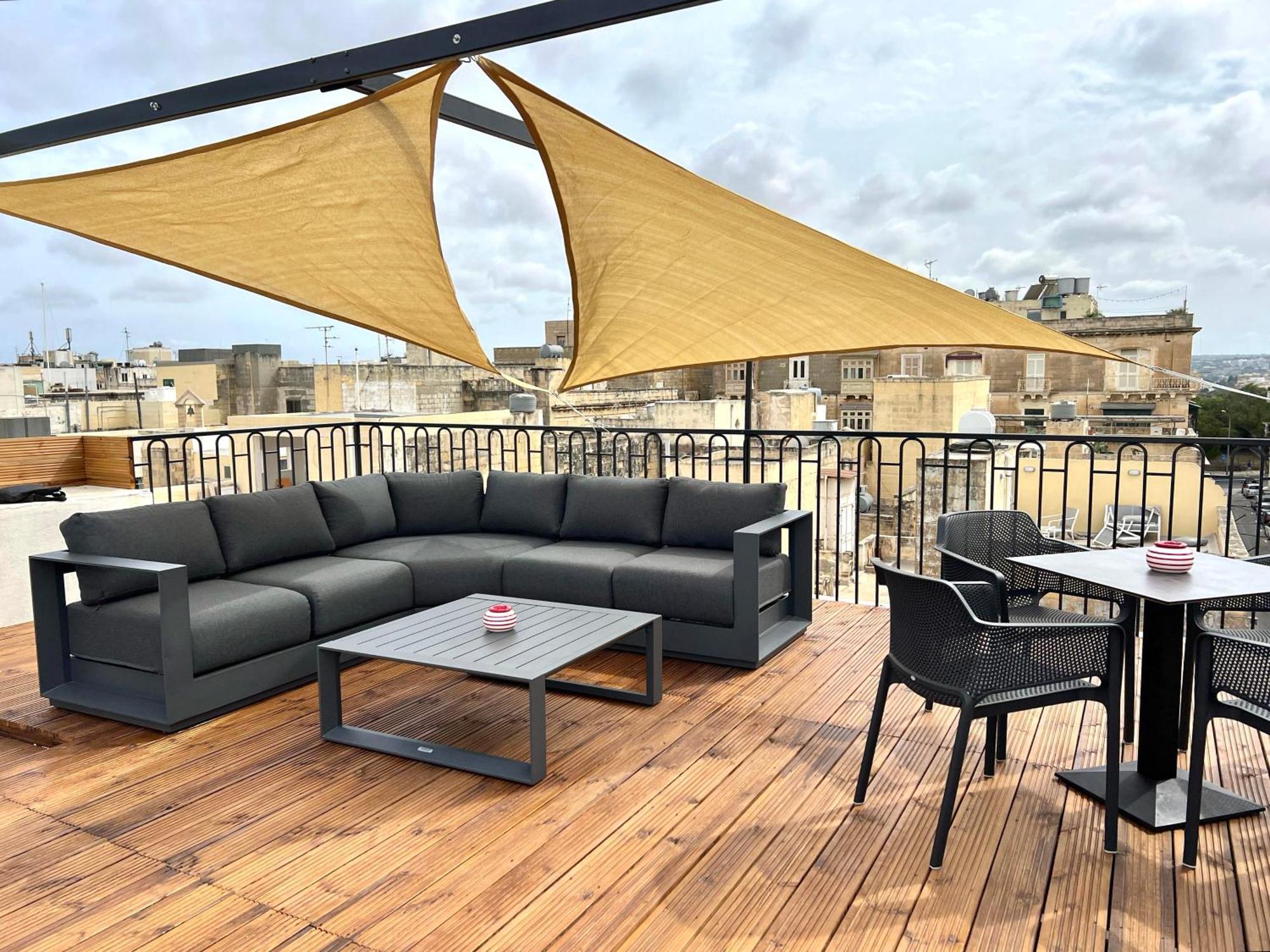 Florette Suite 1Br With Stunning Lounge Terrace By Arcobnb Floriana Eksteriør billede